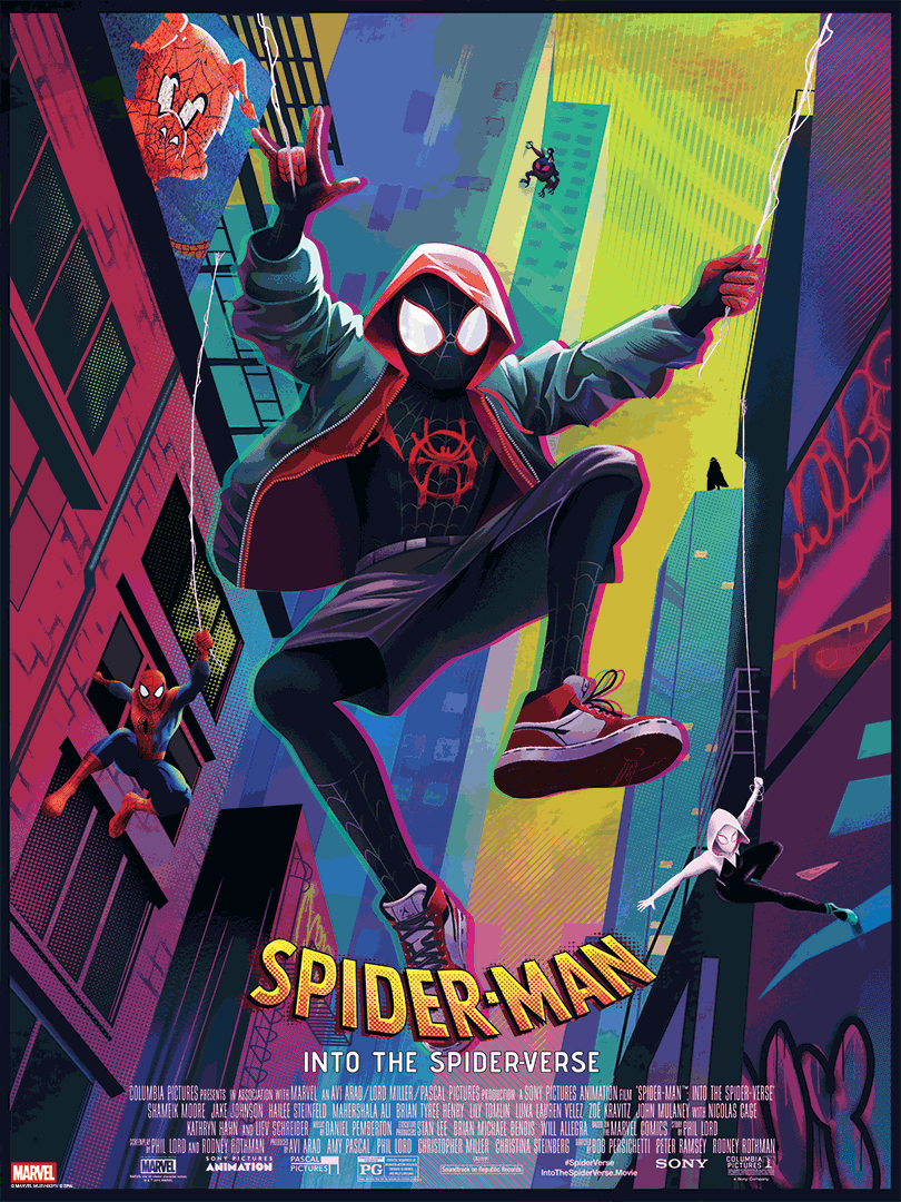 Spider-Man: Into the Spider-Verse - Foil Variant by MonkeyMouth