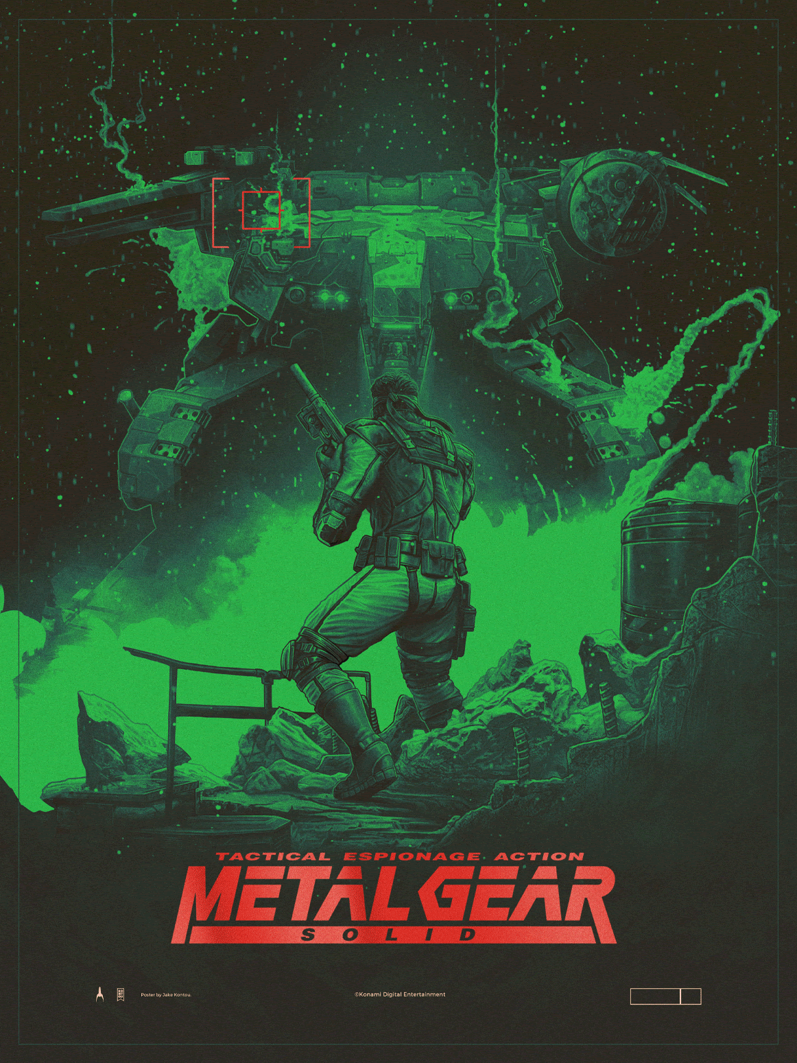 Metal Gear Solid: Codec Green Variant by Jake Kontou