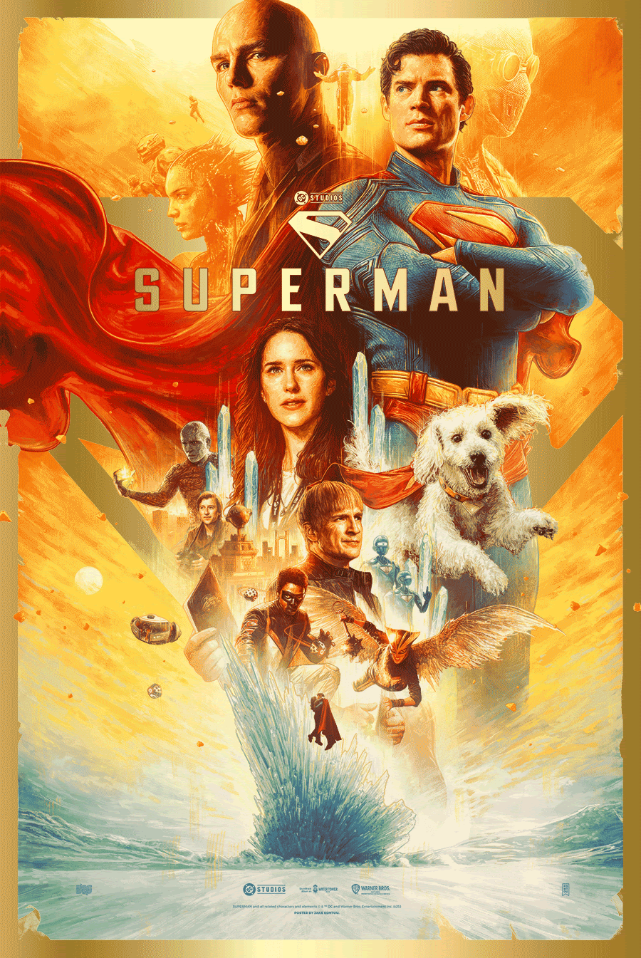 Superman - Gold Foil Variant by Jake Kontou