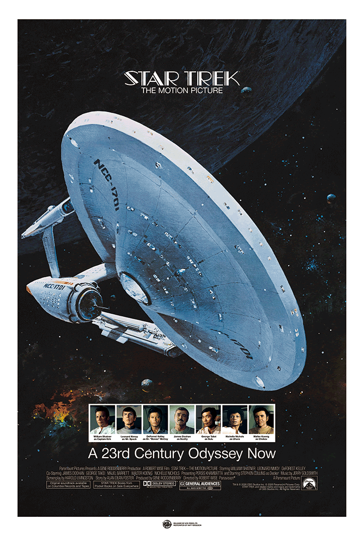 Star Trek: The Motion Picture - 1978 Teaser - 3D Lenticular Plex by John Berkey